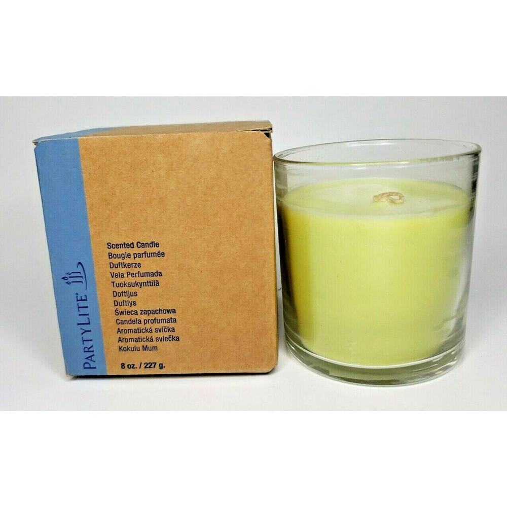 PartyLite Essential Jar Candle New Box White Tea & Fir P3I/G43A453